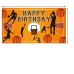 Yunahoo Basketball Themed Party Banner - Basketball Sport Baby Shower Birthday Party Supplies Photo Booth Prop Wall Decorations Indoor/Outdoor(70