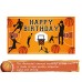 Yunahoo Basketball Themed Party Banner - Basketball Sport Baby Shower Birthday Party Supplies Photo Booth Prop Wall Decorations Indoor/Outdoor(70
